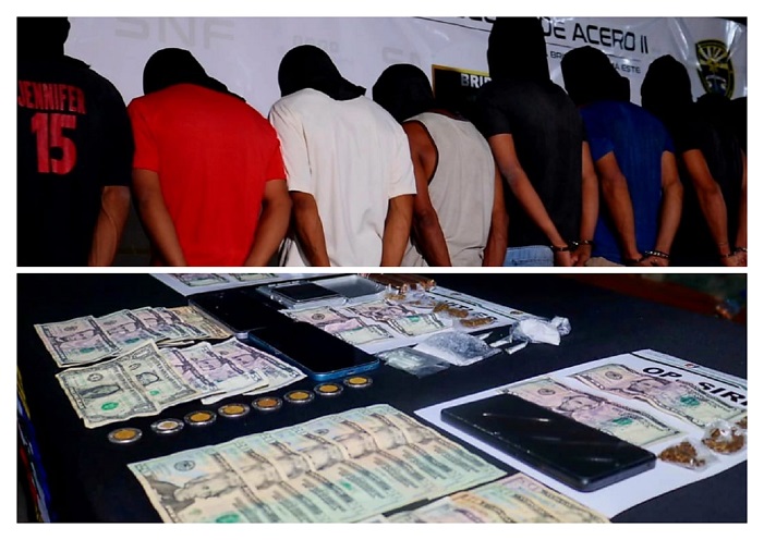 #SucesosCri Los retenidos fueron puestos a órdenes de la Fiscalía de Dr0g@s, para ser judicializados.