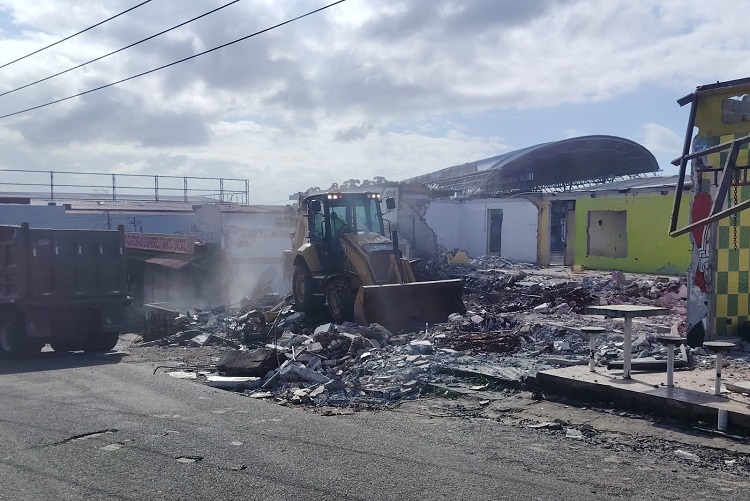 Inicia la demolición de unos 30 locales en la Rotonda de Arraiján