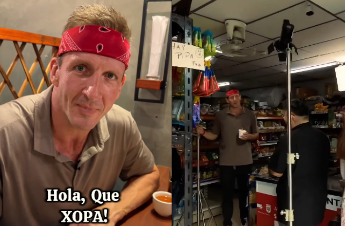 El famoso Sonny Side de 'Best Ever Food Review Show' graba videos en Panamá 