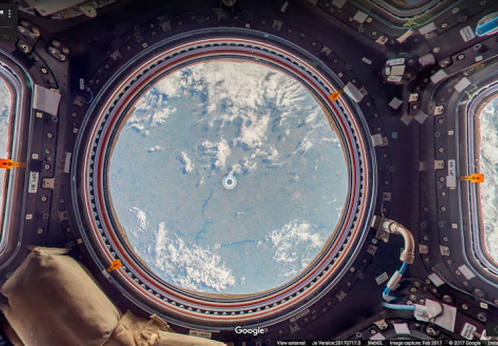Disfruta de la vista desde el espacio exterior con Street View
