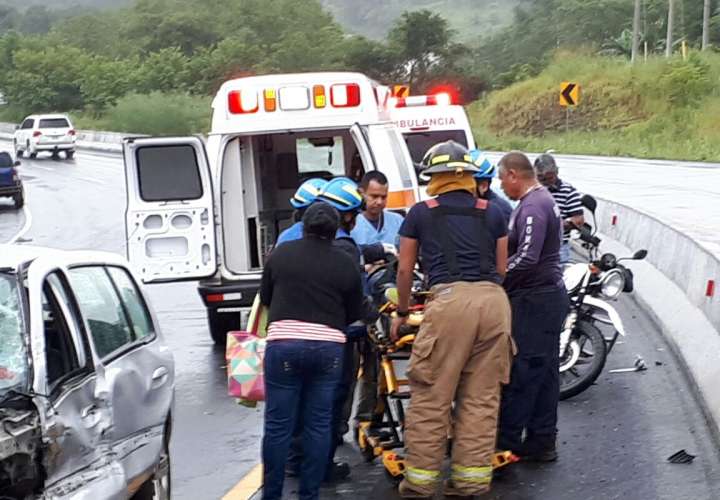 Tres heridos deja accidente en San Lorenzo