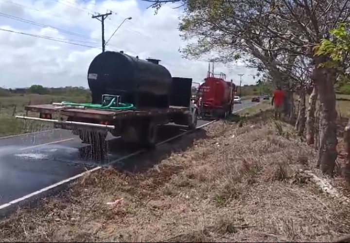 Retienen cisternas no autorizados en Panamá Oeste 