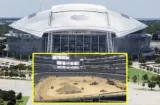 El AT&T Stadium está en la fase final de renovación