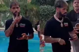¡Cabreado! Anuel fue retenido al llegar a Perú y dejó esperando a sus fans