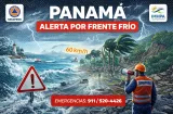 SINAPROC advierte sobre ráfagas de hasta 60 km/h y riesgos en zonas costeras