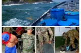 Narcotraficantes lanzan droga al mar en Guna Yala, pero son capturados