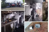 Susto en Nuevo Arraiján: Rescatan a hombre tras incendio en cocina de su casa