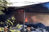 Galera arde y deja pérdidas millonarias en Los Santos