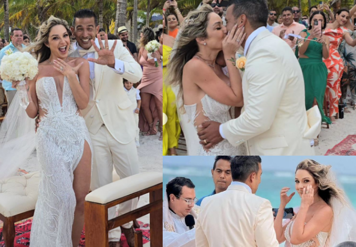 ¡Ya son marido y mujer! Alberto y Ana Karina se casaron en México