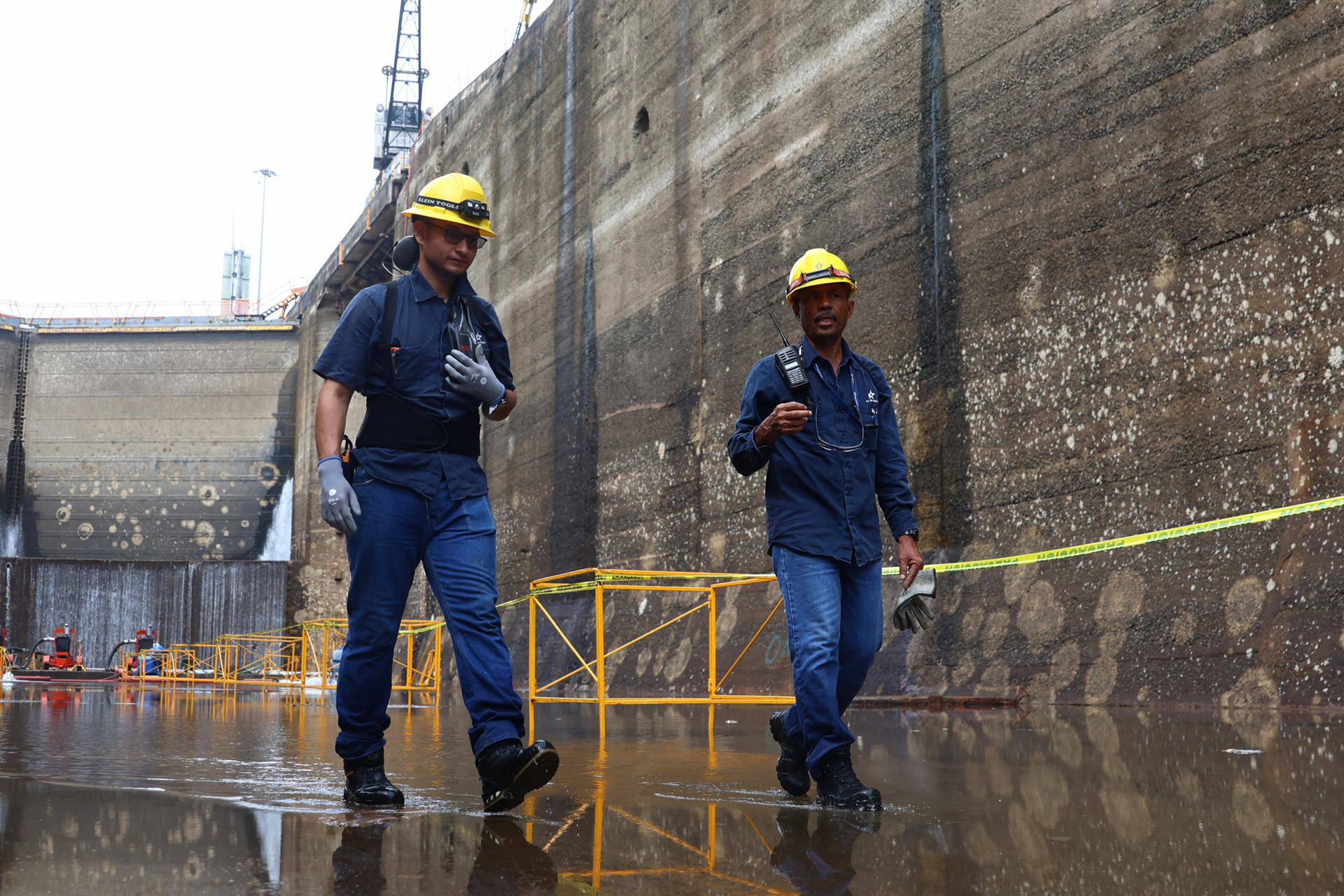 En imágenes: Canal de Panamá reacondiciona las históricas esclusas de Gatún 
