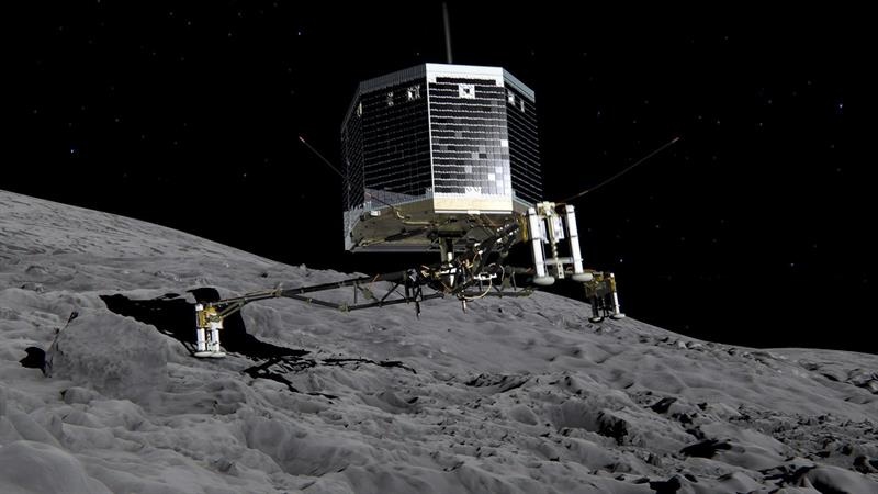 Imagen facilitada por la Agencia Espacial Europea (ESA) de la sonda Rosetta.  /  Foto: EFE Archivo