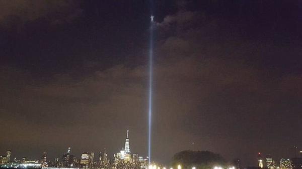 ¿”Ángel”, Jesús o un truco de edición?. La imagen tomada por Richard McCormick de Nueva Jersey