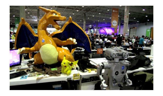 Peleas y persecuciones de robots activan el ingenio en Jalisco Campus Party. Foto: fiware.org.