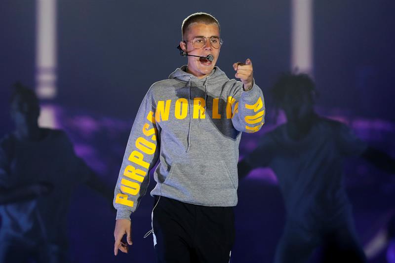 El cantante canadiense Justin Bieber. EFE/Archivo