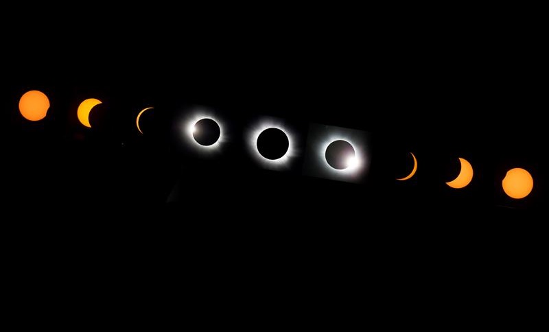 Eclipse total de sol.  /  Imagen: EFE