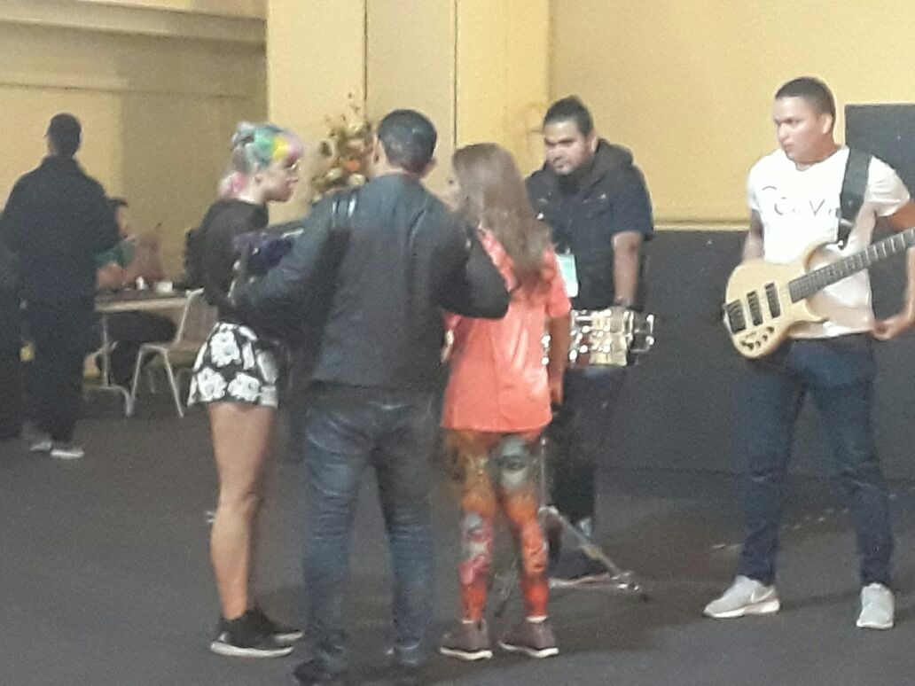 Ensayos de Samy y Sandra Sandoval en Chile.