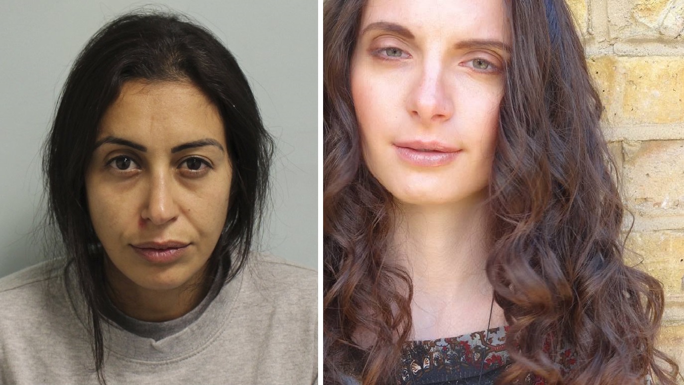 En la imagen Sabrina Kouider, asesina (izq) - la niñera francesa Sophie Lionnet, víctima (der). Foto: Ap- Facebook