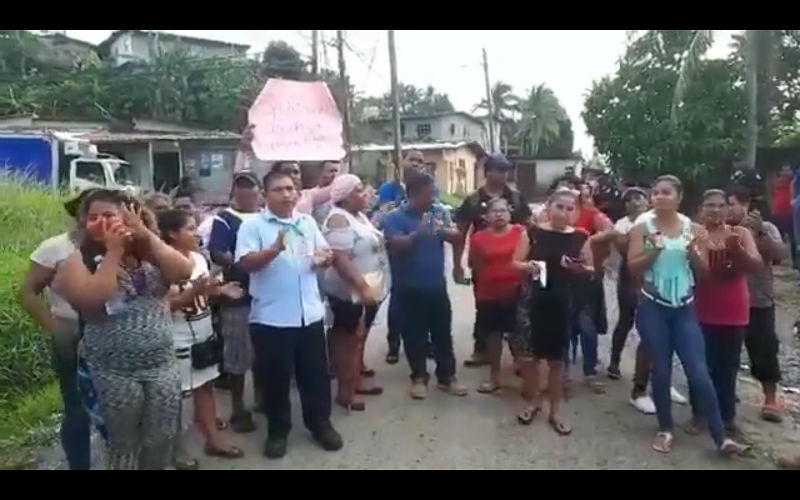 La protesta se realizó de forma pacífica. Captura de video