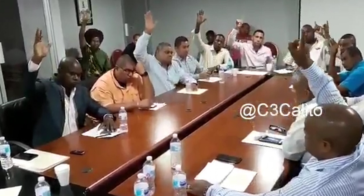 Concejales de Colón. Foto/ Captura de vídeo de @C3calito