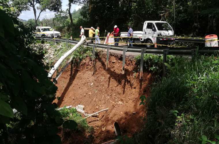 Los productores de la región no pueden sacar sus productos debido al mal estado de la carretera. Foto/Eric Montenegro