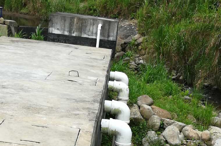 Parte del sistema de acueducto de Río Sereno está afectado por la baja producción de agua en Chiriquí.  Foto: José Vásquez
