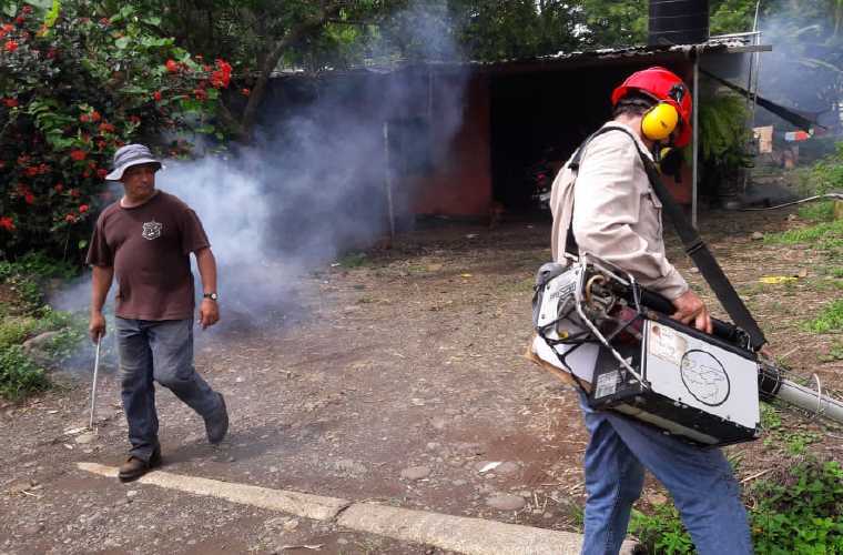 Los insecticidas solo eliminan parte de los mosquitos adultos, manifestó el jefe de Control de Vectores, Patricio Camarena.  Foto: José Vásquez