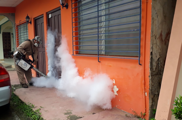 Debido a la situación, se están colocando multas tanto a residentes como a comerciantes para tratar de disminuir los casos. Foto: Thays Domínguez