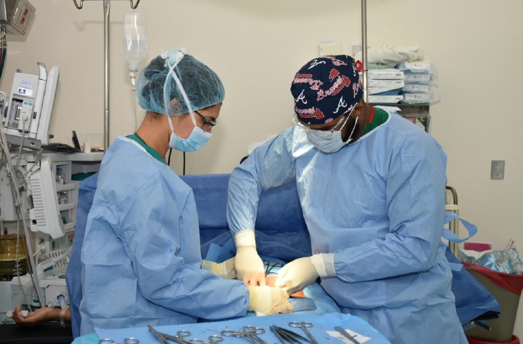 Se lograron realizar unas 70 cirugías generales y 40 salpingectomías como parte de esta jornada médica de la CSS.  Mayra Madrid
