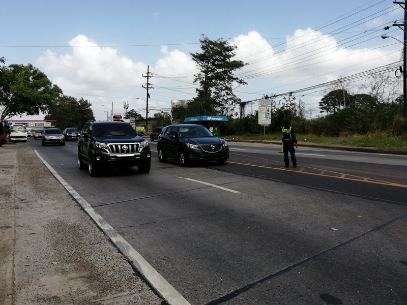 Inversión de carriles. Foto/ Eric Ariel Montenegro