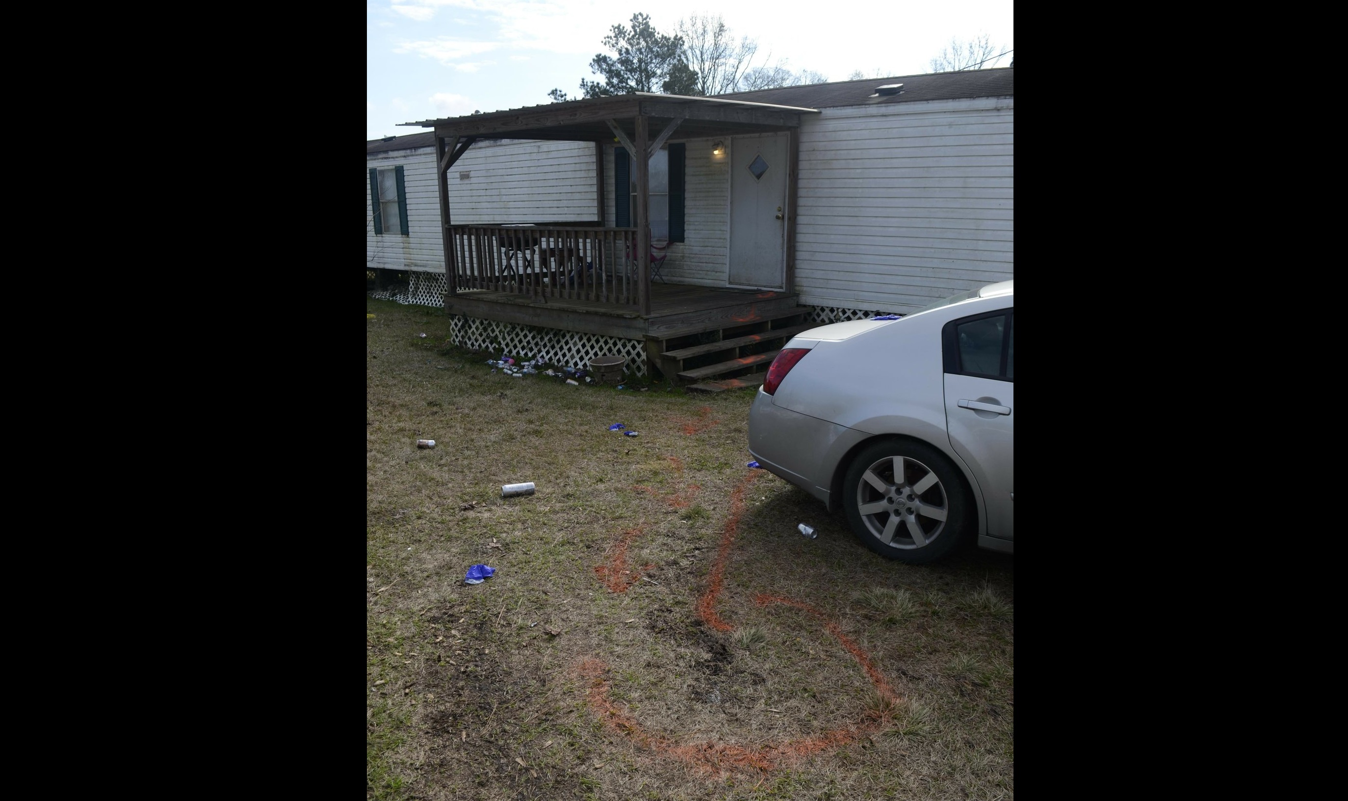 Escena de crimen. Foto: AP