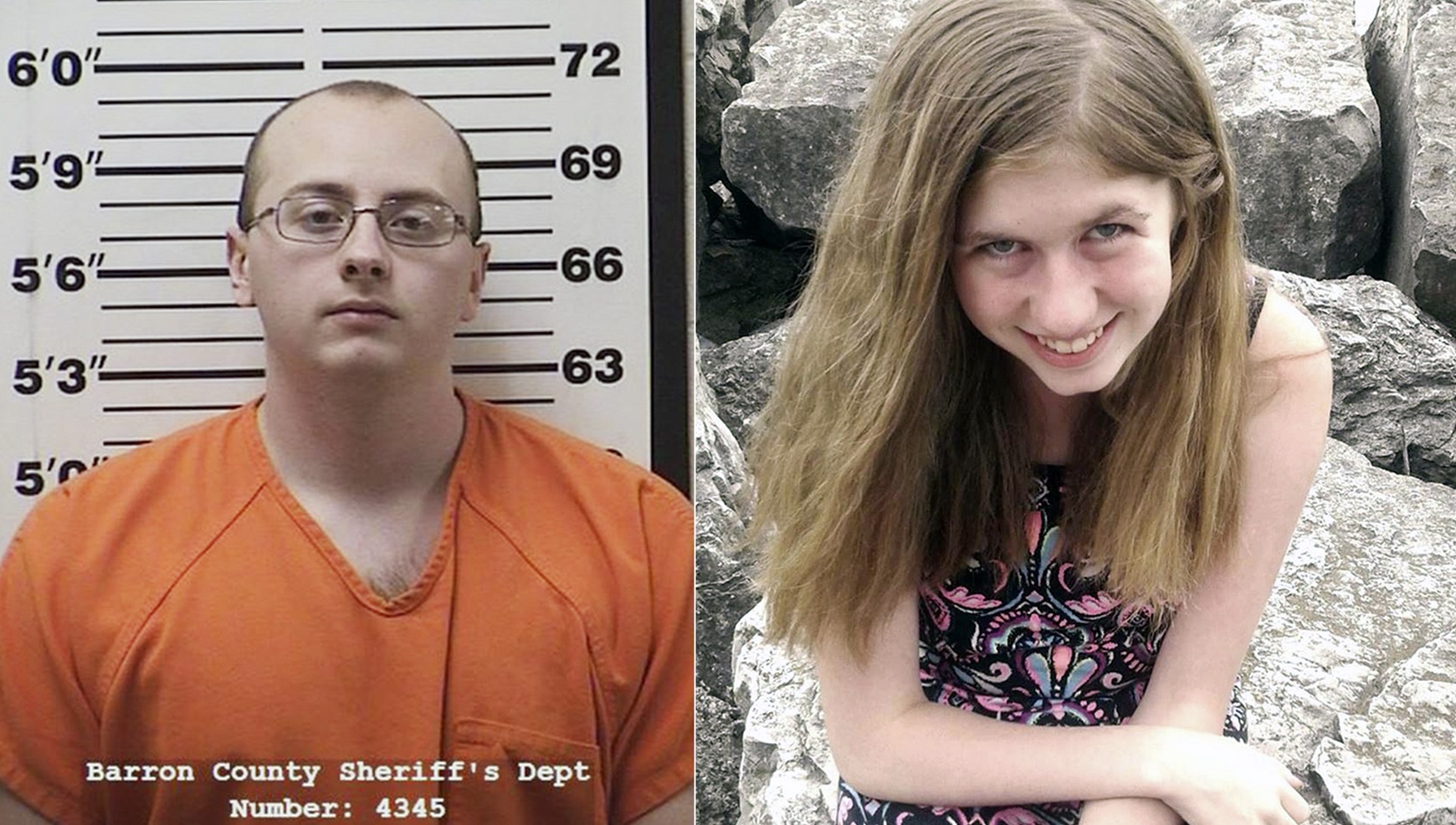 Fotocombinación: Jake Thomas Patterson (izq) y Jayme Closs (der). AP