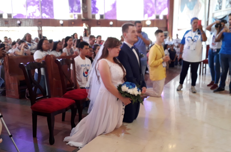 Los jóvenes Jakub Wtoch y Martyna Gergont tenían todo listo para casarse en Panamá Foto/Thays Domínguez