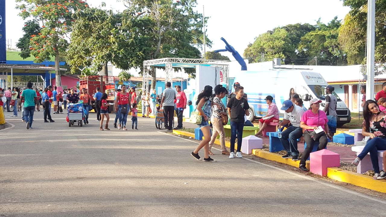 Vista general de los terrenos de la feria de La Chorrera. Foto: Eric Montenegro