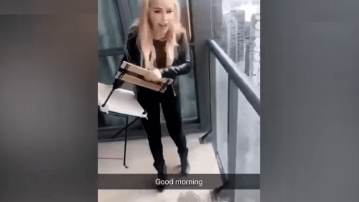 Modelo canadiense Marcella Zoia. Captura de video