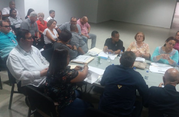 Reunión de la junta directiva de la Caja de Seguro Social. Foto/Diómedes Sánchez