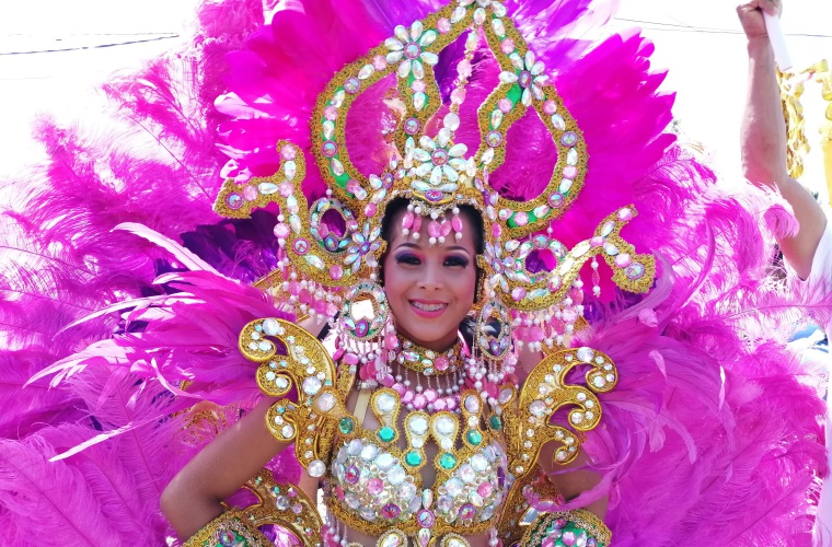 Sadith Moreno, reina del lunes de Carnaval en Sajalices de Chame. Fotos/ Eric Montenegro/Mayra Madrid