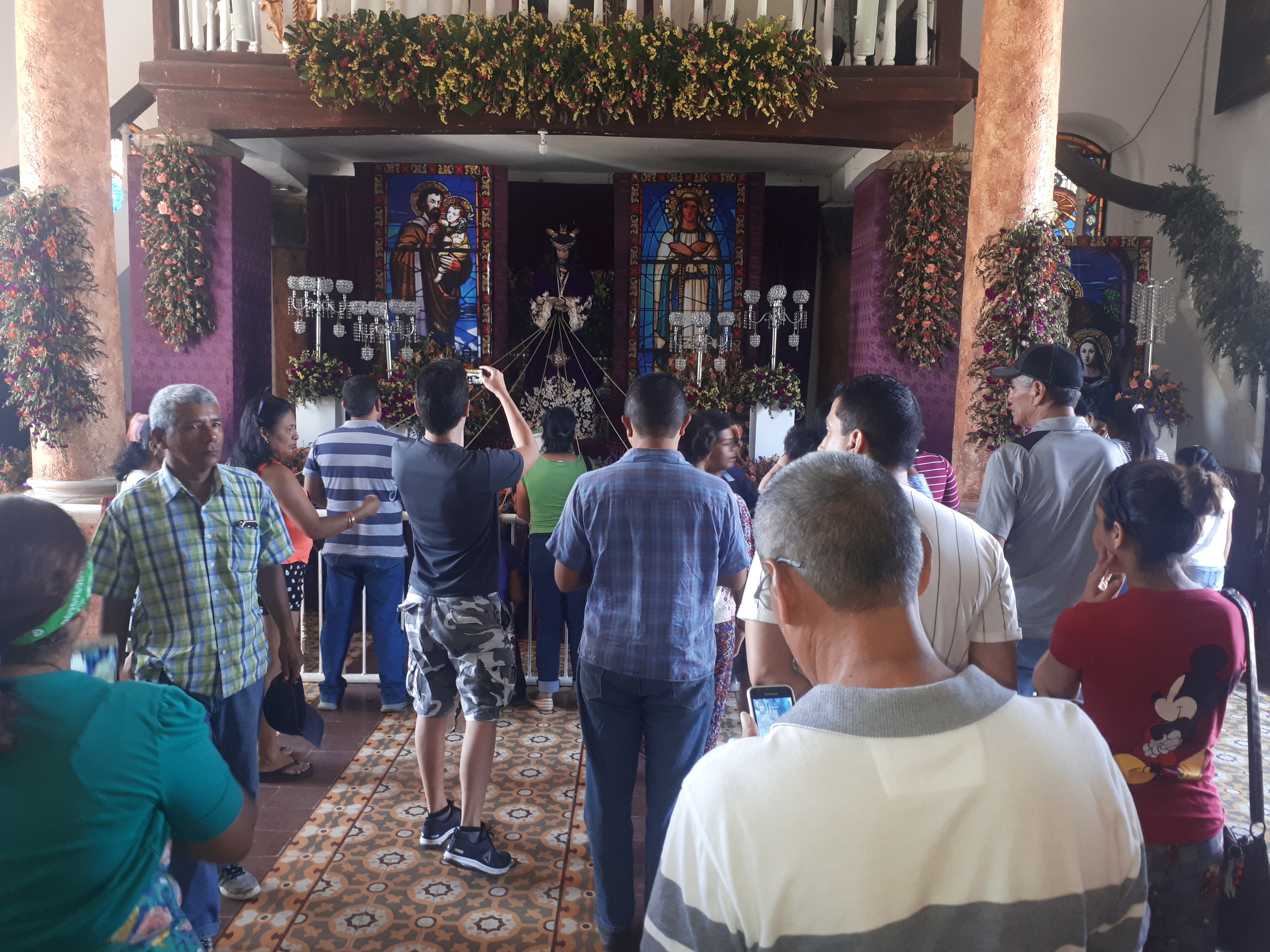 Vista de la parte interna de la basílica de Atalaya. Foto: Melquiades Vásques