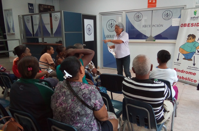 Las personas fueron atendidas y recibieron su medicación, todo esto con la recomendación para mejorar su calidad de vida. Diómedes Sánchez S. 