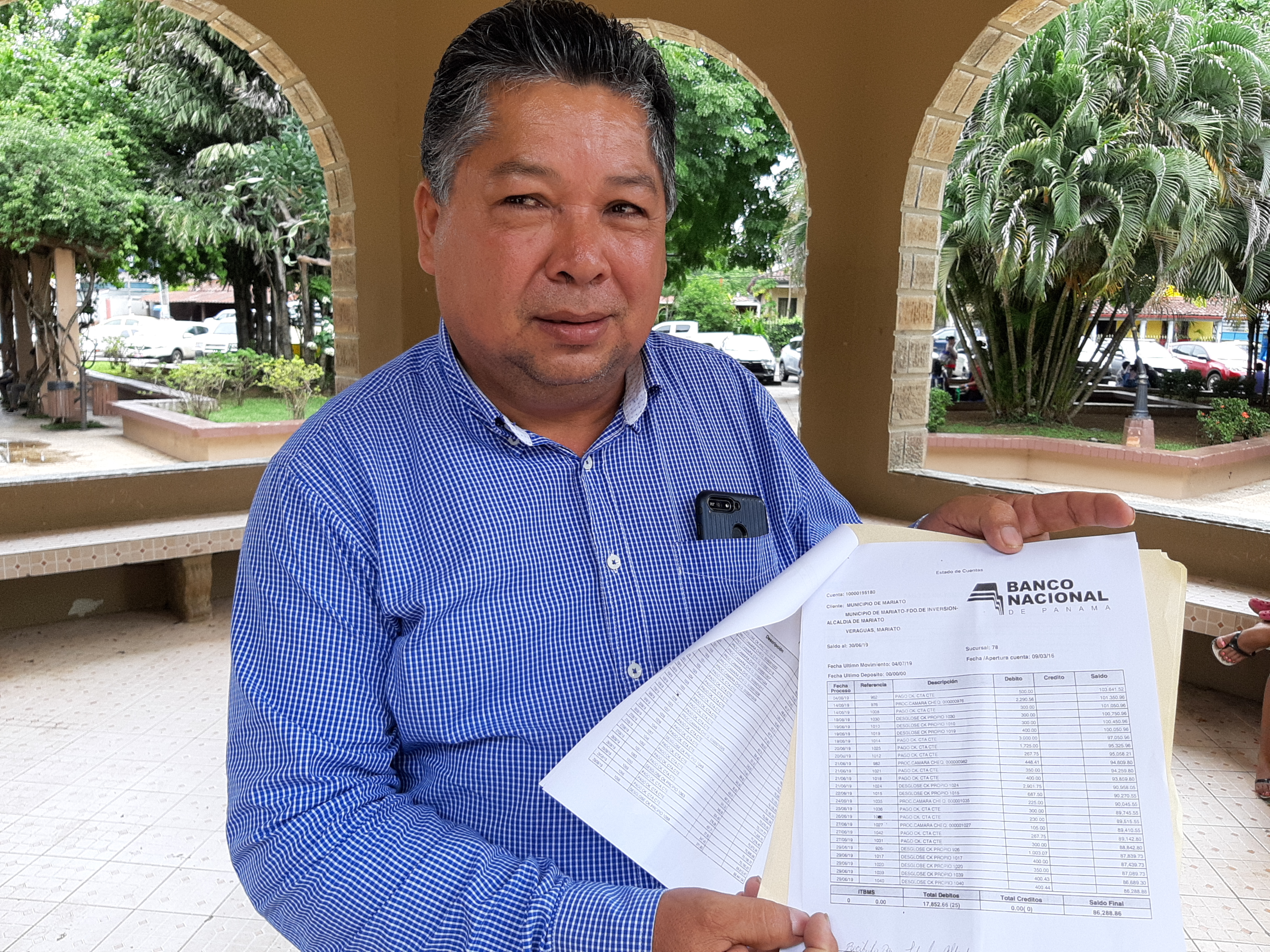 Ángel Batista, exalcalde del distrito de Mariato. foto: Melquiades Vásquez