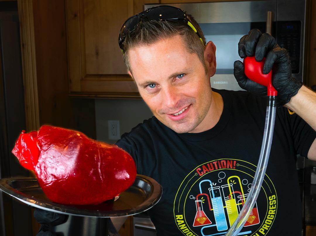 En la imagen el 'youtuber' Jonathan Grant Thompson.  Foto: @thekingofrandom