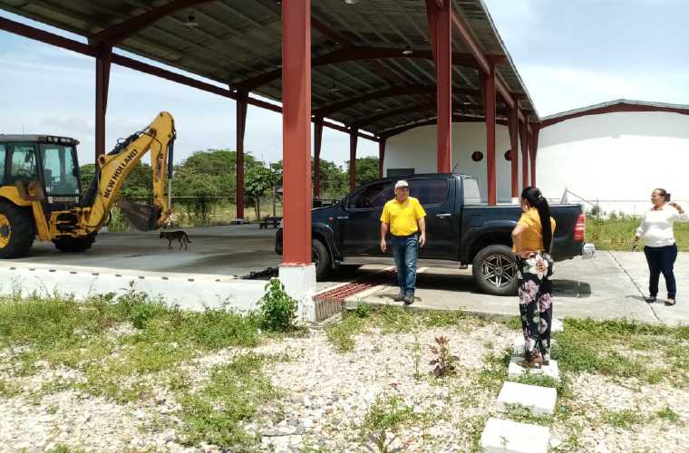 El suministro de agua potable a esta planta de secado de cebolla, permitirá dotar a 6 mil pobladores de 3 comunidades. Foto/Eric Montenegro