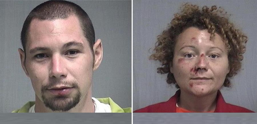 En la imagen aparecen los infractores Seth Aaron Thomas y Megan Lynn Mondanaro. Foto: EFE