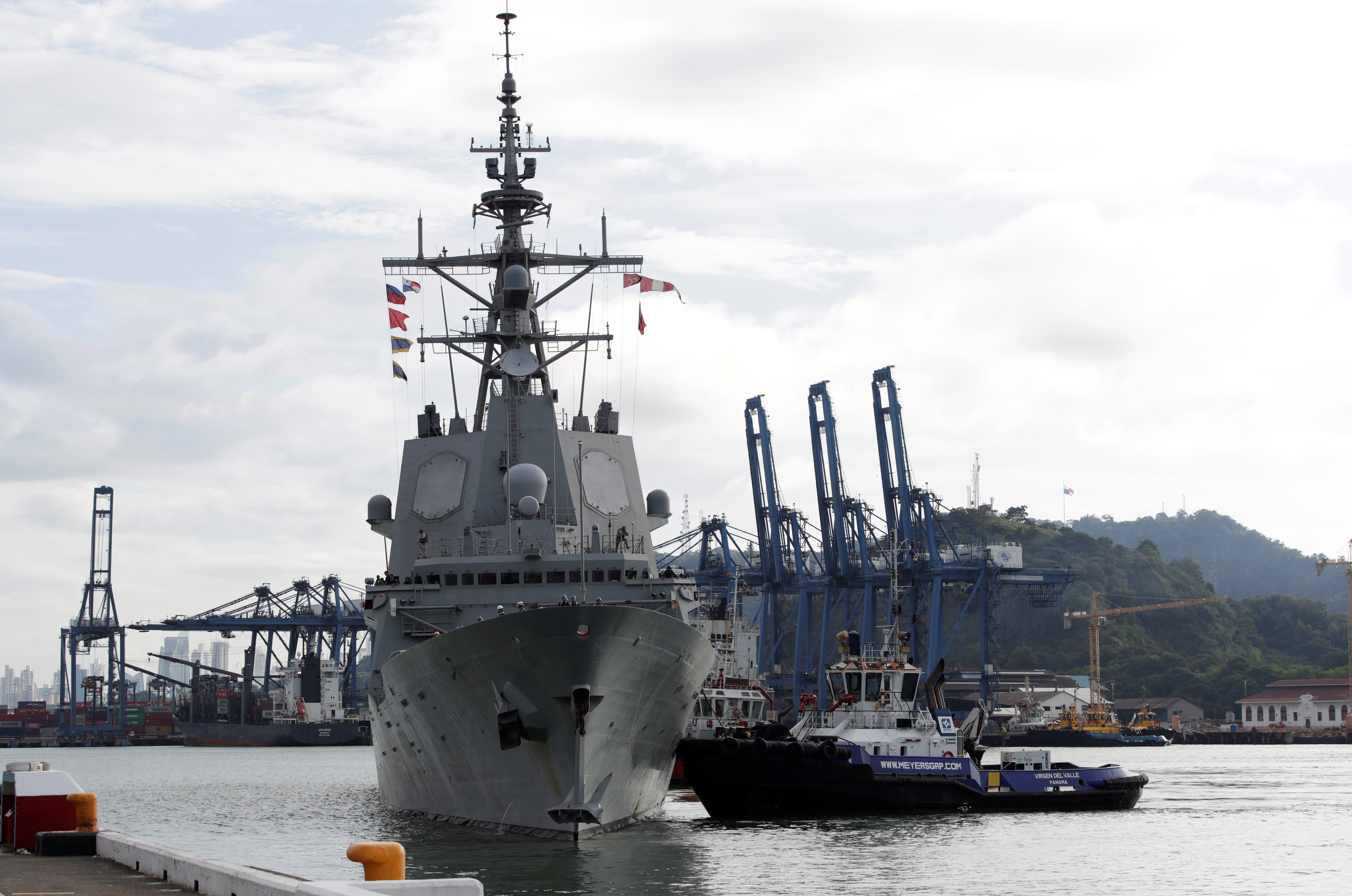 La Fragata Espanola Mendez Nunez Recala En Panama En Su Vuelta Al Mundo Critica