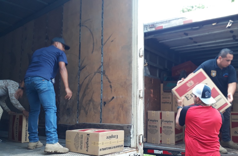 En total, los cigarrillos decomisados podrían tener un valor aproximado de 120 mil dólares en el mercado local. Foto/Thays Domínguez