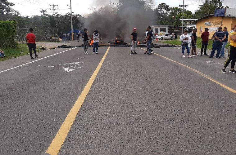En enero pasado, la protesta duró unas 6 horas, paralizando la zona un grupo de Causa Justa, mientras otro no apoyó. Diómedes Sánchez S. 
