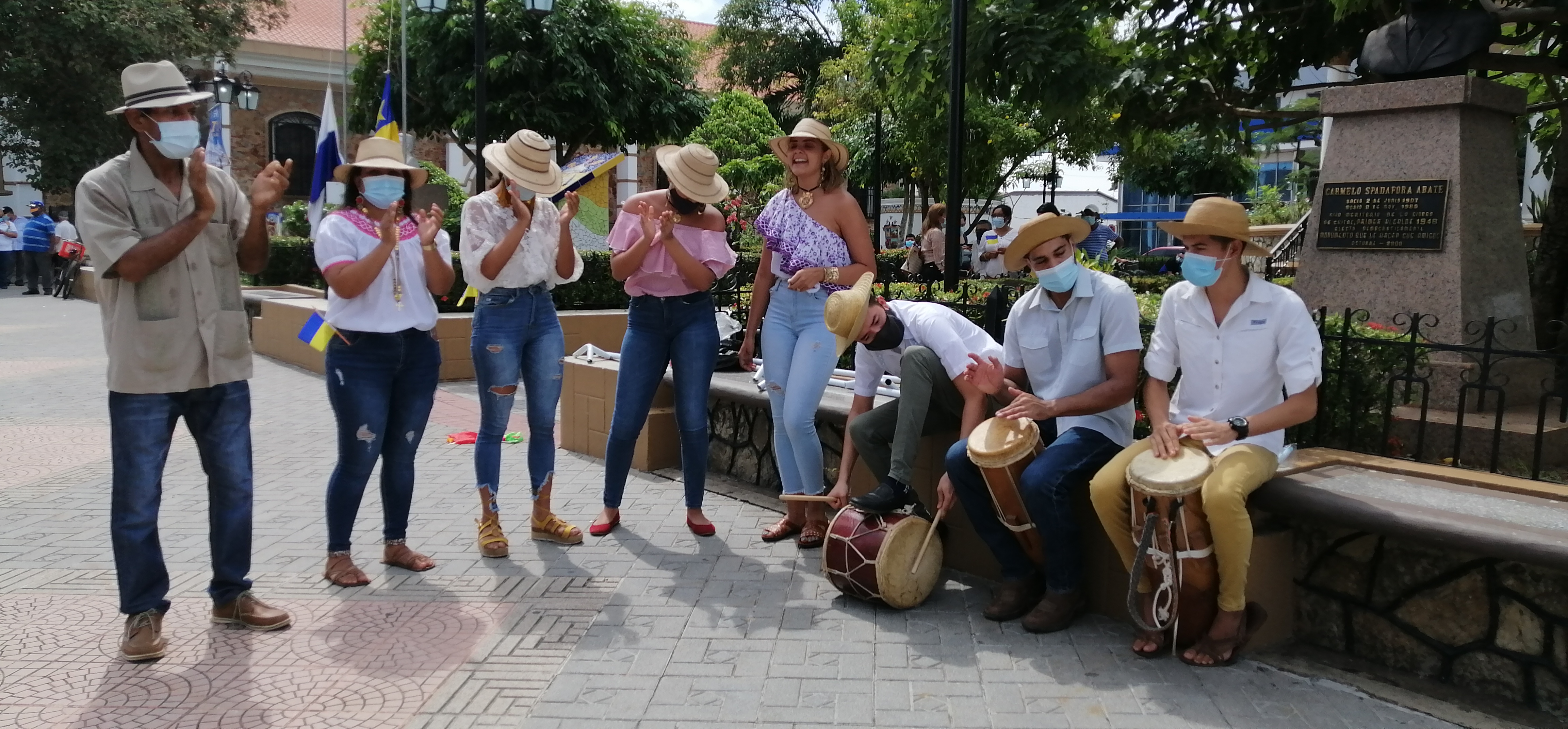 Los actos se realizaron en el Parque Unión de Chitré. 