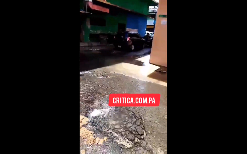 Los afectados solicitan al Idaan, presentarse al lugar y reparar el daño