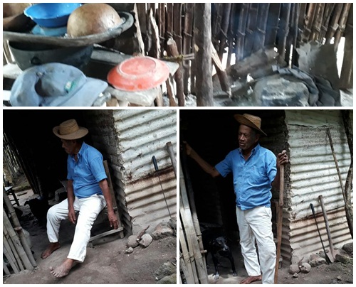 El anciano no sabe de su familia desde hace 30 años 