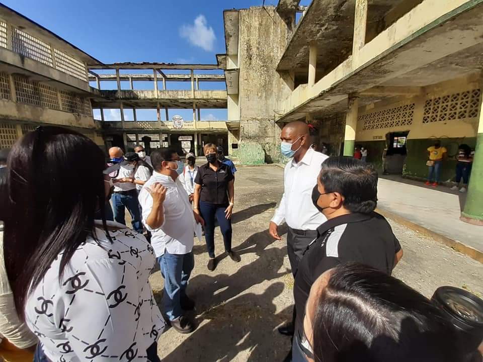 Representantes de las empresas realizaron un recorrido hoy 