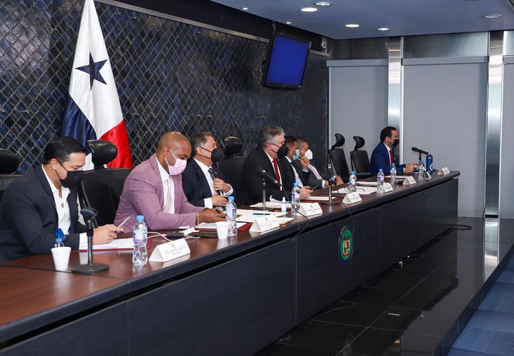 Vista general de los miembros de la Comisión de Credenciales de la Asamblea.